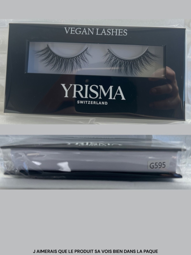 Faux Cils Vegan YRISMA – G554 – Regard Intense